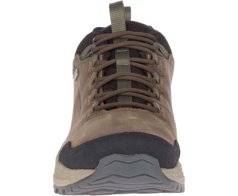 Merrell Hiking Shoes Brown - Forestbound Waterproof - Mens 95GUQRKAV